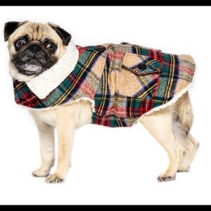 Bailey & Bella Melton Croissant Plaid Coat